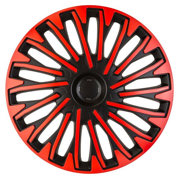 Auto-Style Soho 14" Svart/Röd 4st