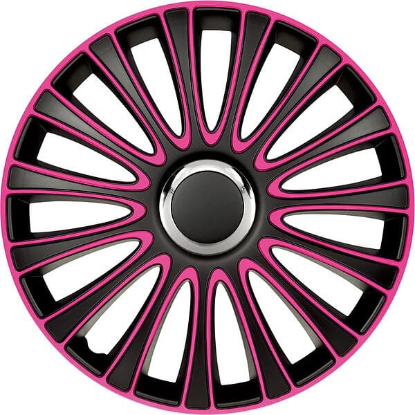 Auto-Style LeMans 14" Svart/Rosa 4st
