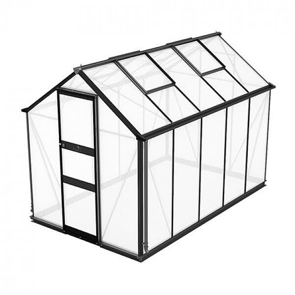 Skånska Byggvaror Odla 603356 Växthus 6,0m² (Aluminium/Glas)