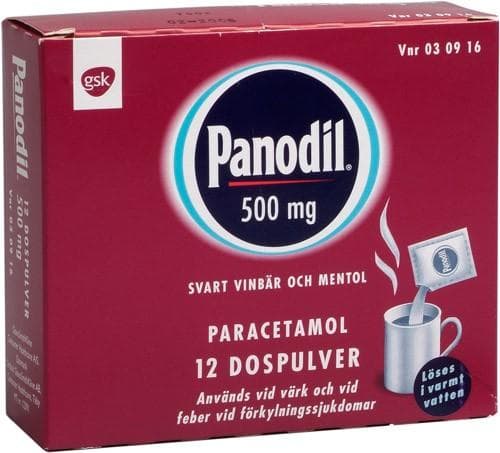 Panodil 500mg Pulver 12st