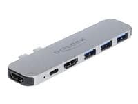 DeLock Docking Station for MacBook Dual HDMI 4K / PD / Hub (87753)