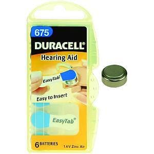 Duracell Hearing Aid (DA675) 6-pack