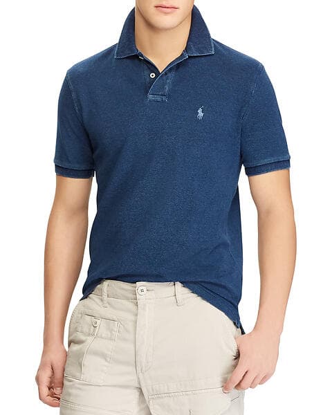 Ralph Lauren Custom Slim Fit Mesh Polo Shirt (Herr)