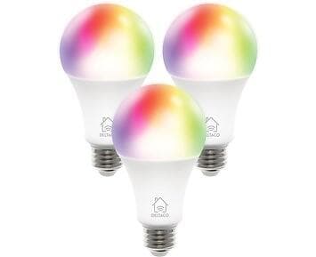 Deltaco SH-LE27RGB 810lm E27 9W 3-pack (Dimbar)