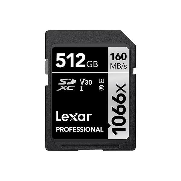 Lexar Professional SDXC Class 10 UHS-I U3 V30 1066x 512GB