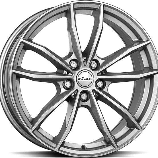 Rial X12 Metal Grey 7.5x17 5/112 ET51 CB57.1