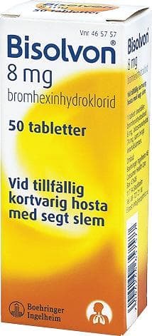 Bisolvon 8mg 50 Tabletter