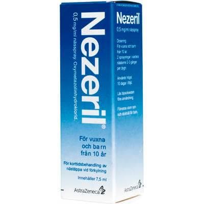 Nezeril Nässpray 0.5mg/ml 7,5ml