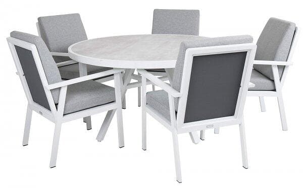 Brafab Grupp Samvaro Ø140cm (inkl. 5st stolar)