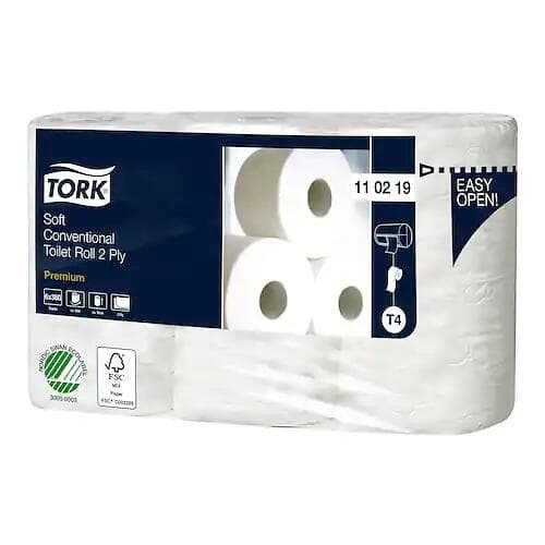 TORK Soft Conventional Premium T4 2-Ply 6-pack