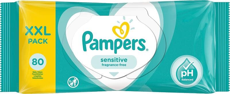 Pampers Sensitive Baby Wipes 80st