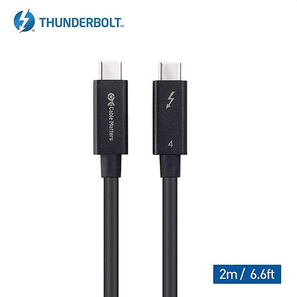 NÖRDIC Certifierad 40Gbps USB C Thunderbolt 4 - Thunderbolt 4 2m