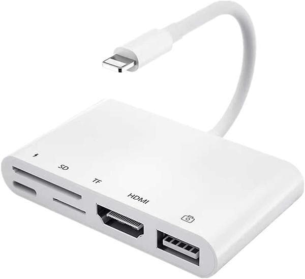 NÖRDIC Lightning - HDMI+USB A M-F Adapter