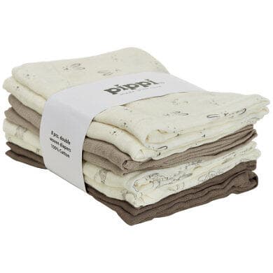Pippi Cloth Muslin Diapers (8-pack)
