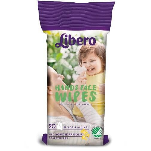 Libero Hand & Face Wipes 20st