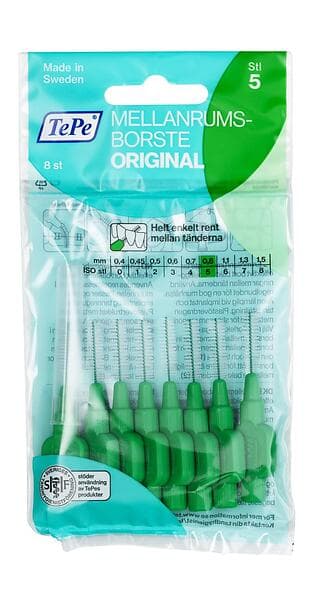 TePe  Original 0,8mm 8-pack (Mellanrumsborste)