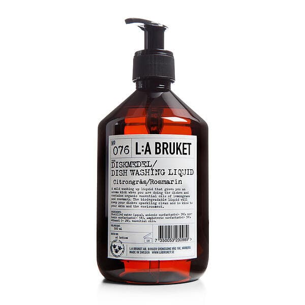 L:A Bruket No 076 Citrongräs/Rosmarin Diskmedel 500ml