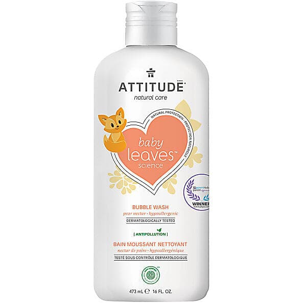 Attitude Baby Leaves Bubble Wash 473ml