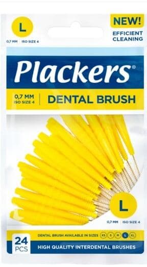 Plackers  Dental Brush 0,7mm L 24-pack (Mellanrumsborste)