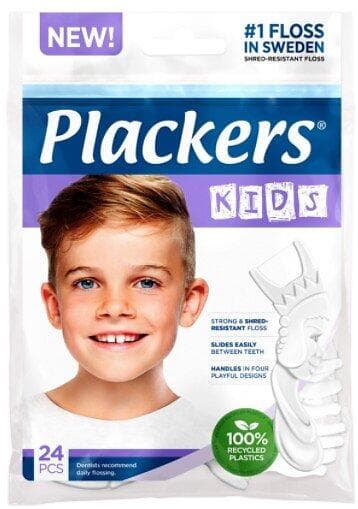 Plackers Kids 24-pack (Tandtrådsbyglar)