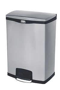 Rubbermaid Slim Jim Metal Bin 90L