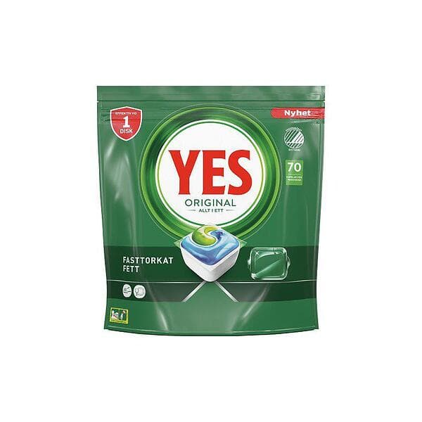 Yes Original All In One Maskindisktabletter 70st