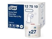 TORK Soft Mid-Size Premium T6 3-Ply 27-pack