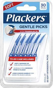 Plackers Gentle Picks 30-pack (Mellanrumsborstar)