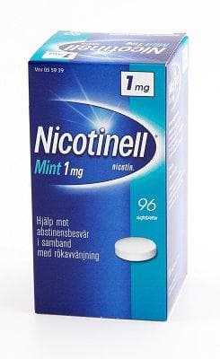 Nicotinell Mint 1mg 96 Sugtabletter