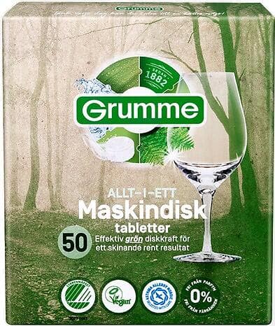 Grumme All-in-one Maskindisktabletter 50st