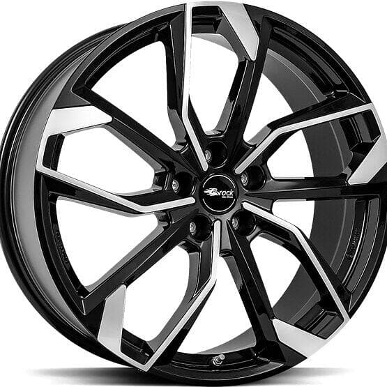 Brock Wheels RC34 Black Full Polish 7.5x17 5/108 ET50.5 CB63.4