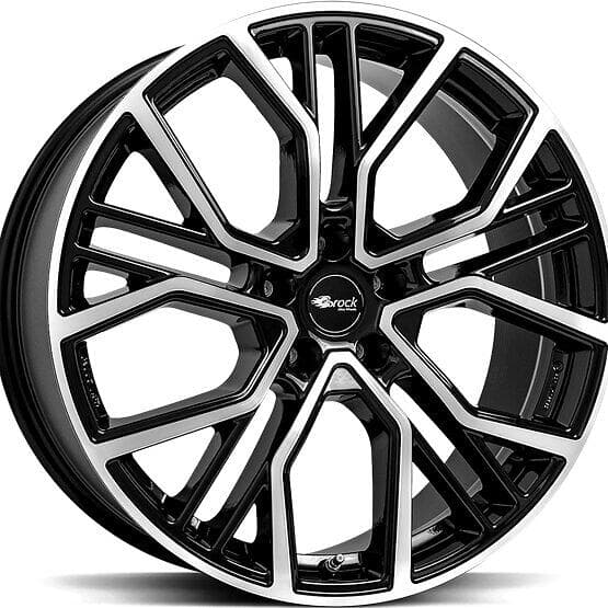 Brock Wheels B41 Black Full Polish 8.5x21 5/108 ET45 CB63.4