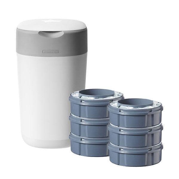 Tommee Tippee Sangenic Twist & Click Blöjhink + Refill 6-pack