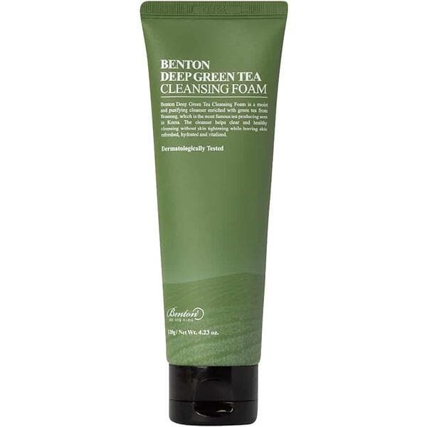 Benton Deep Green Tea Cleansing Foam 120g