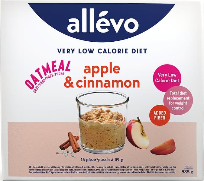 Allévo Very Low Calorie Diet Oatmeal 0,039kg 15st