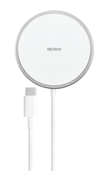 Deltaco MagSafe Magnetic Wireless Charger QI-1034