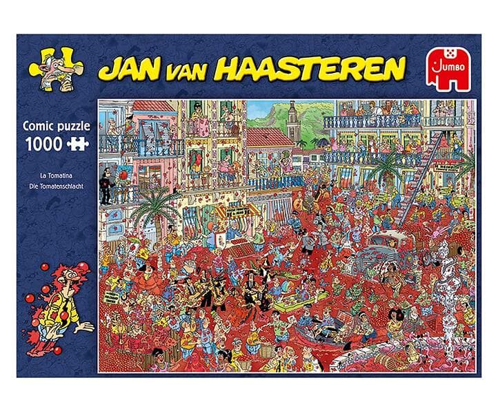 Jan Van Haasteren Pussel La Tomatina 1000 Bitar