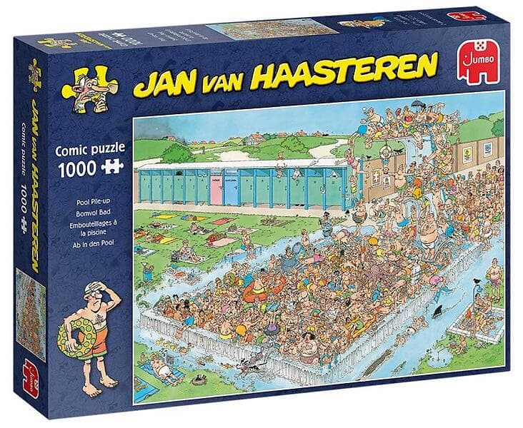 Jan Van Haasteren Pussel Pool Pile-up 1000 Bitar