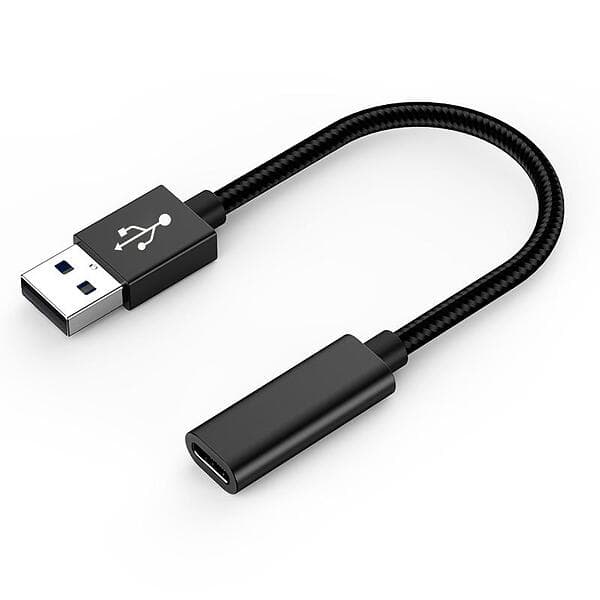 NÖRDIC USB C - USB A 3.0 F-M Adapter 0,15m