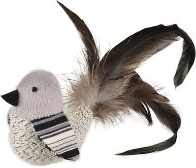 Aveo Feather Catnip Rattle Bird