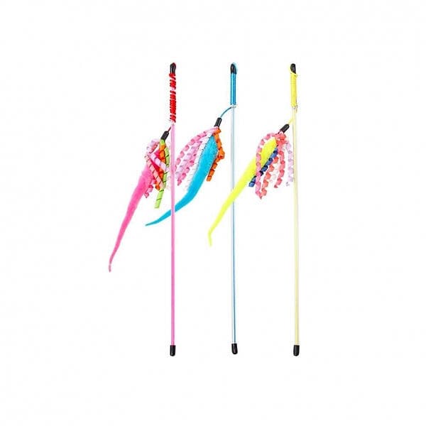 Pawise Fan Stick with Ribbon & Lace