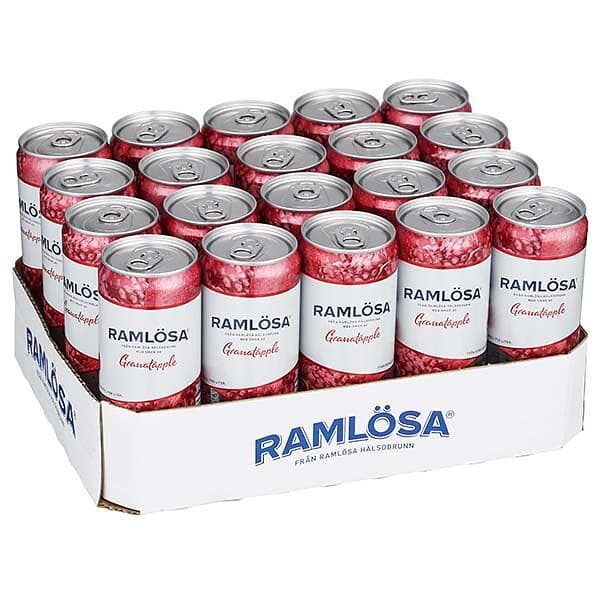 Ramlösa Granatäpple Burk 0,33l 20-pack
