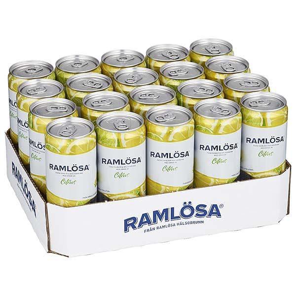 Ramlösa Citrus Burk 0,33l 20-pack