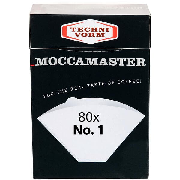 Moccamaster No.1 Kaffefilter 80st