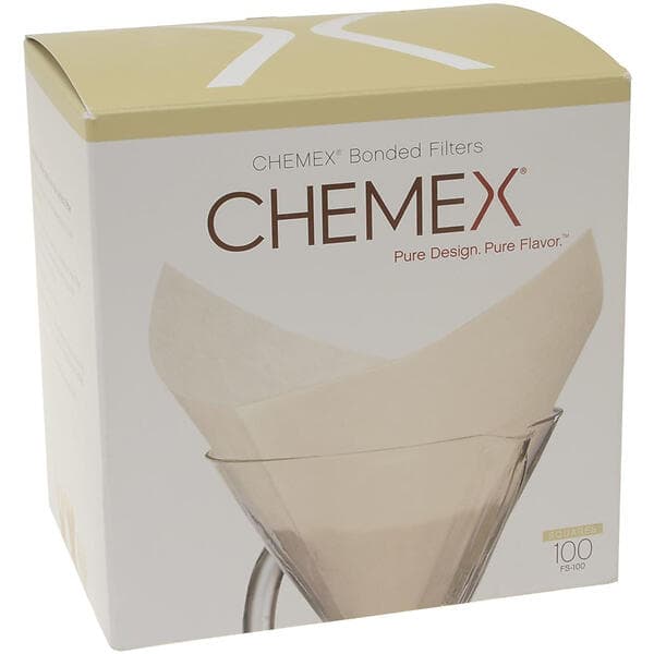 Chemex Bonded Squares FS-100 Kaffefilter 100st