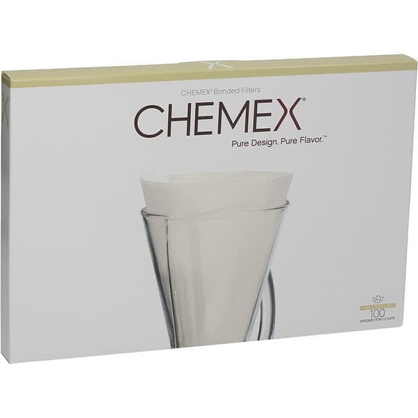 Chemex Bonded Half Moon FP-2 Kaffefilter 100st