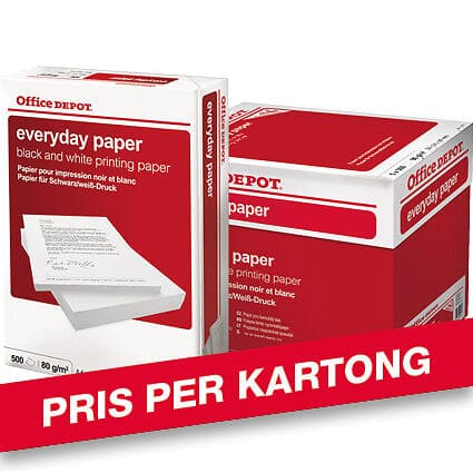 Office Depot Everyday Paper A4 80g 5x500 st