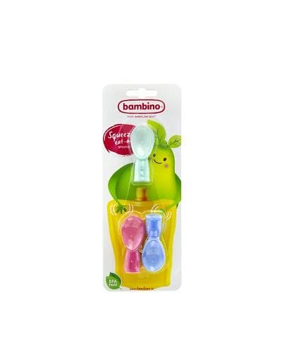 Bambino Squeeze-eat-n-go! Matningsskedar 3-pack