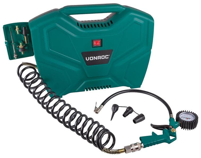 VONROC Bärbar Kompressor 1100W