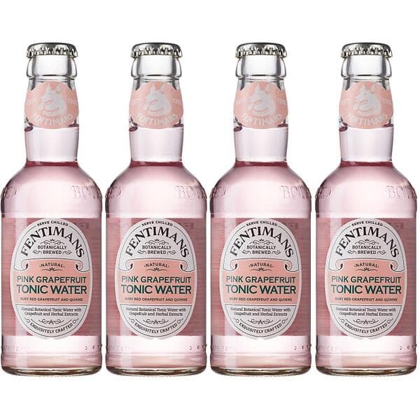 Fentimans Pink Grapefruit Tonic Water Glas 0,2l 4-pack